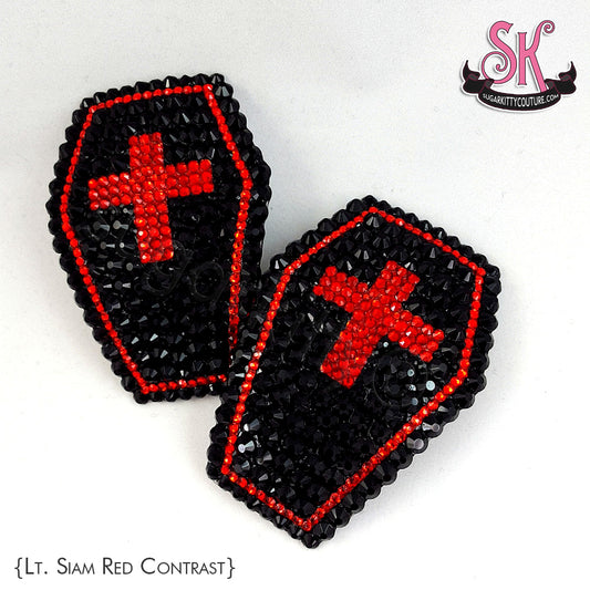 Coffin Rhinestone Pasties