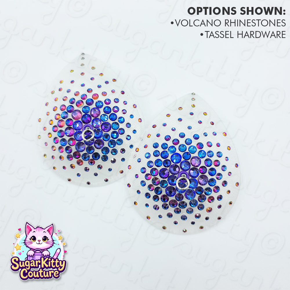 Teardrop Nude Illusion Pasties