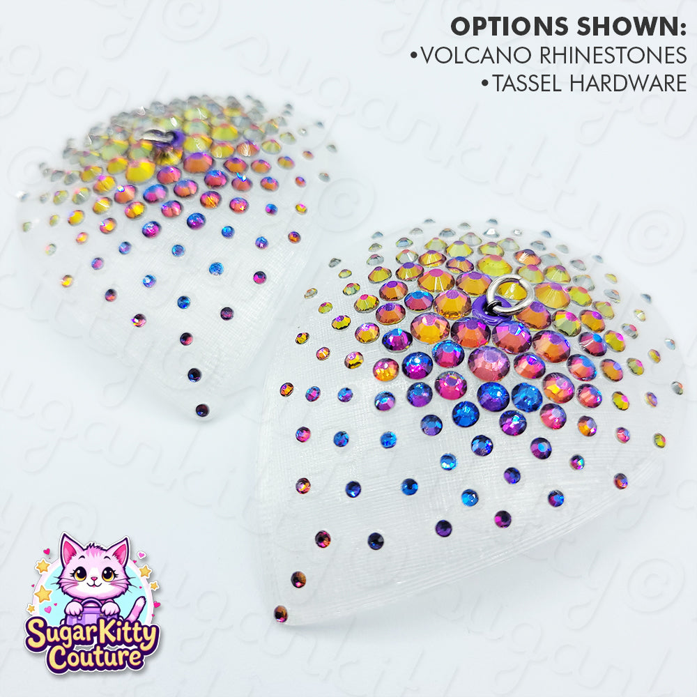 Teardrop Nude Illusion Pasties