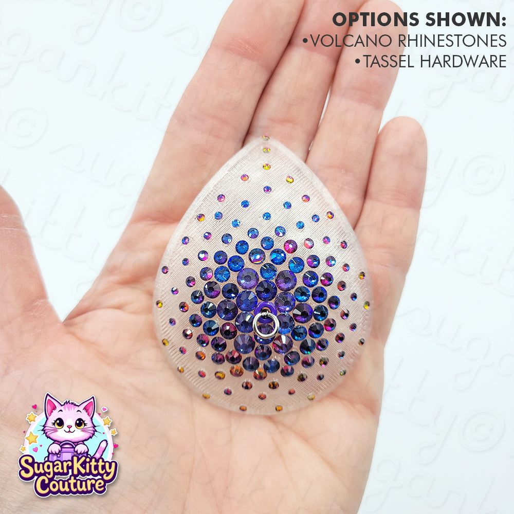 Teardrop Nude Illusion Pasties