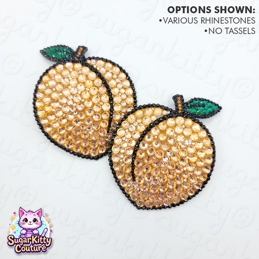 Peaches Rhinestone Pasties