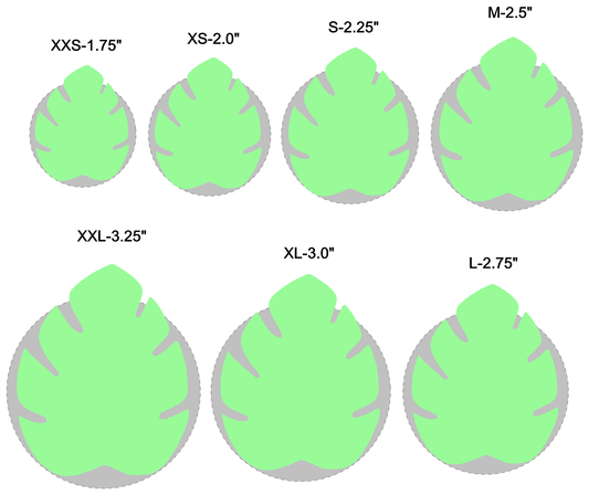 Tropical Leaf Rhinestone Pasties